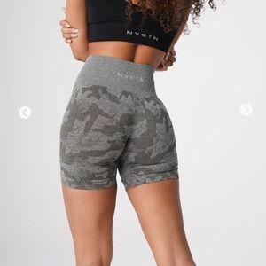 NVGTN Gray Athletic Camo Shorts